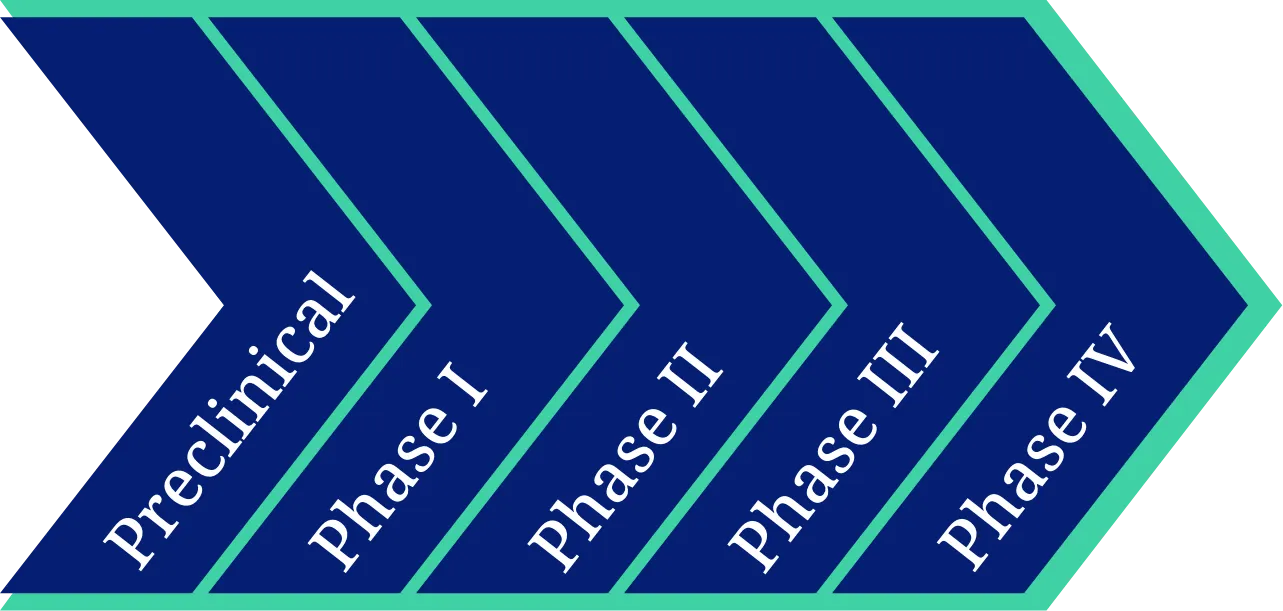 Phases of drug development at Salvius